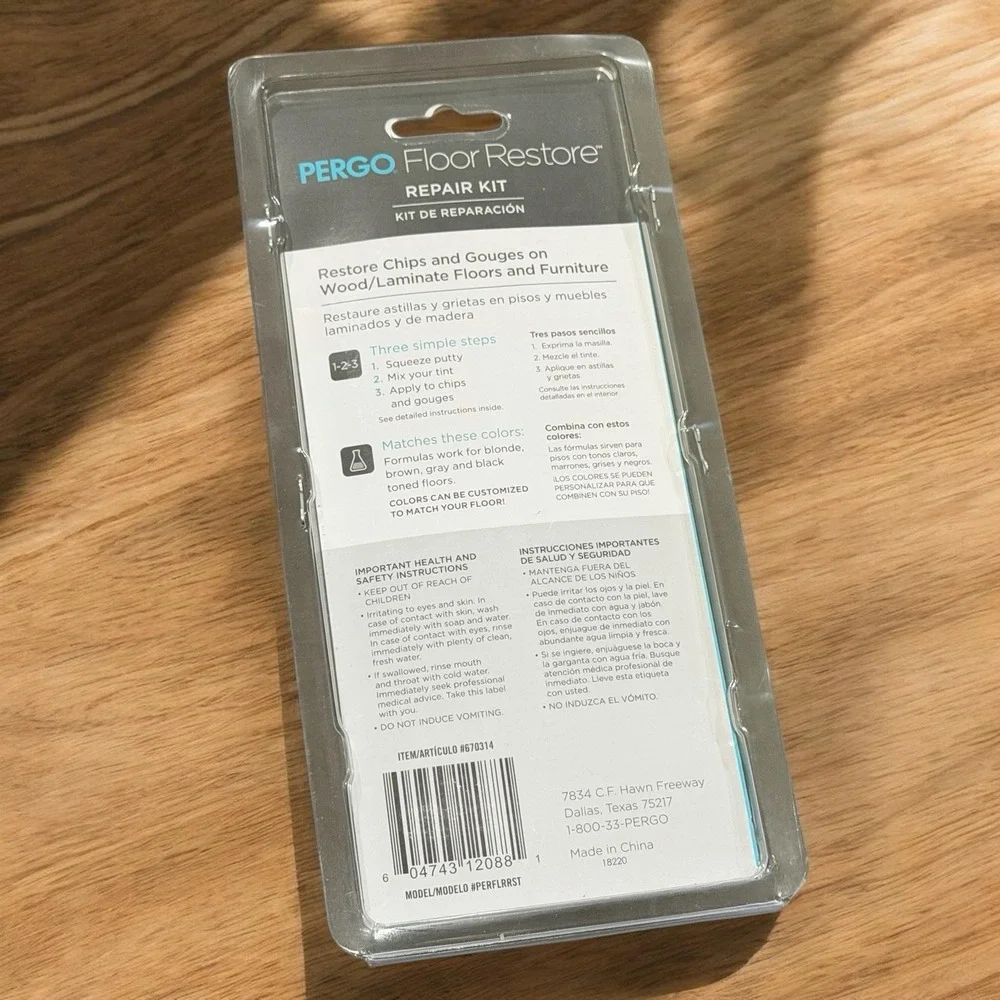 Pergo Hardwood Floor Restore Repair Kit Brand New